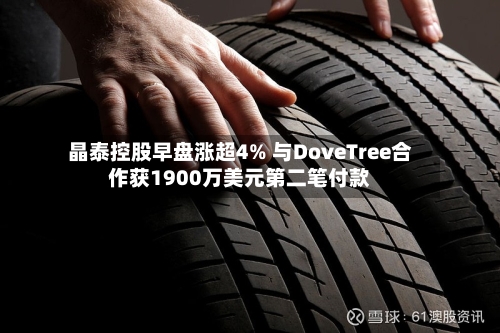 晶泰控股早盘涨超4% 与DoveTree合作获1900万美元第二笔付款