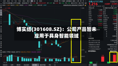 博实结(301608.SZ)：公司产品暂未应用于具身智能领域