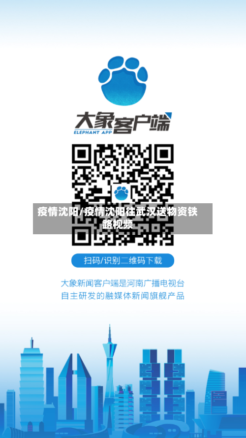 疫情沈阳/疫情沈阳往武汉送物资铁路视频-第2张图片