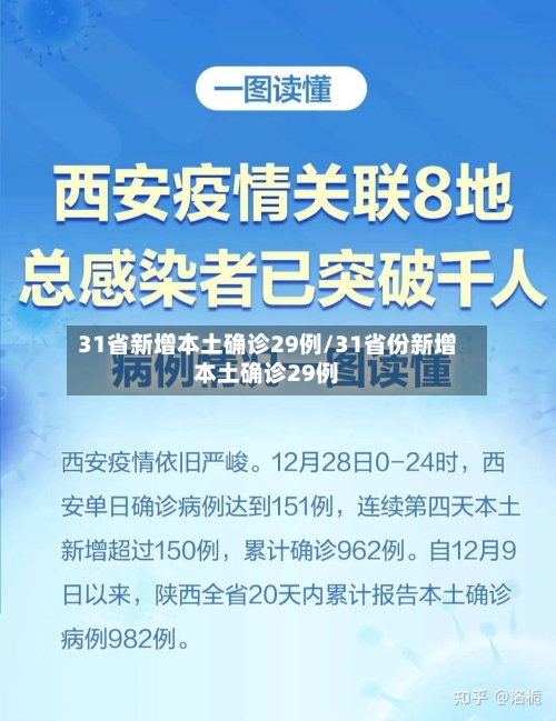 31省新增本土确诊29例/31省份新增本土确诊29例