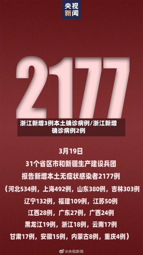 浙江新增3例本土确诊病例/浙江新增确诊病例2例