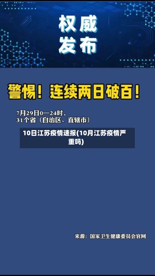 10日江苏疫情速报(10月江苏疫情严重吗)