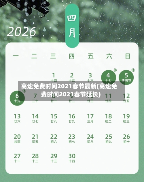 高速免费时间2021春节最新(高速免费时间2021春节延长)