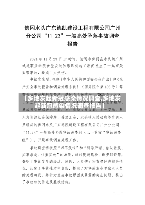 【多地发起新冠感染情况调查,多地发起新冠感染情况调查报告】