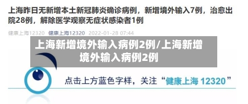 上海新增境外输入病例2例/上海新增境外输入病例2例
