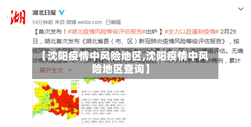 【沈阳疫情中风险地区,沈阳疫情中风险地区查询】
