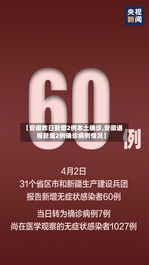 【安徽昨日新增2例本土确诊,安徽通报新增2例确诊病例情况】-第3张图片