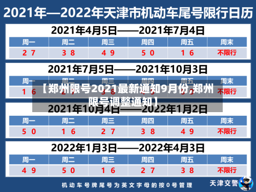 【郑州限号2021最新通知9月份,郑州限号调整通知】-第3张图片