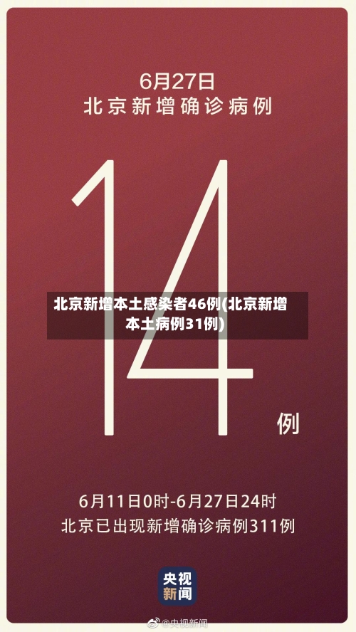 北京新增本土感染者46例(北京新增本土病例31例)