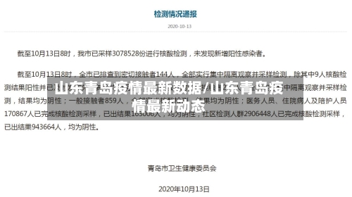 山东青岛疫情最新数据/山东青岛疫情最新动态